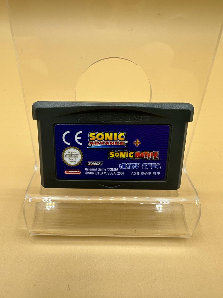 2 Games In 1 - Sonic Advance + Sonic Battle Game Boy Advance , occasion Sans Boite