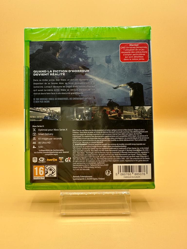 Alan Wake Remastered Xbox Series X , occasion