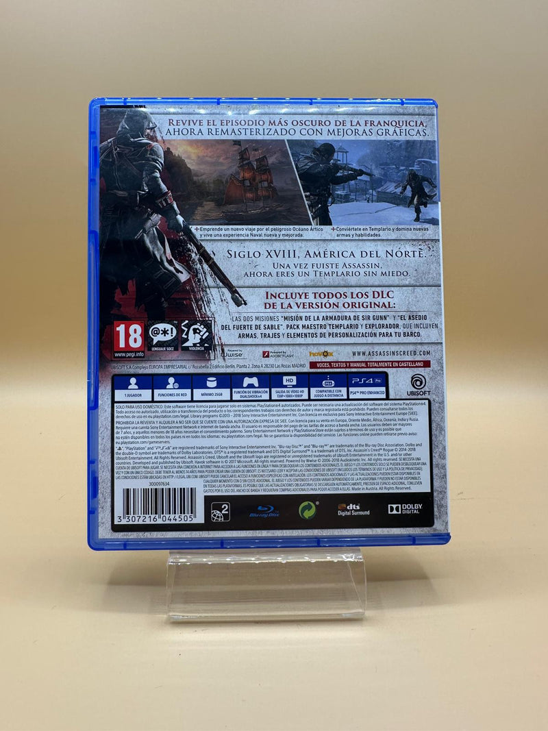 Assassin's Creed : Rogue Remastered Ps4 , occasion