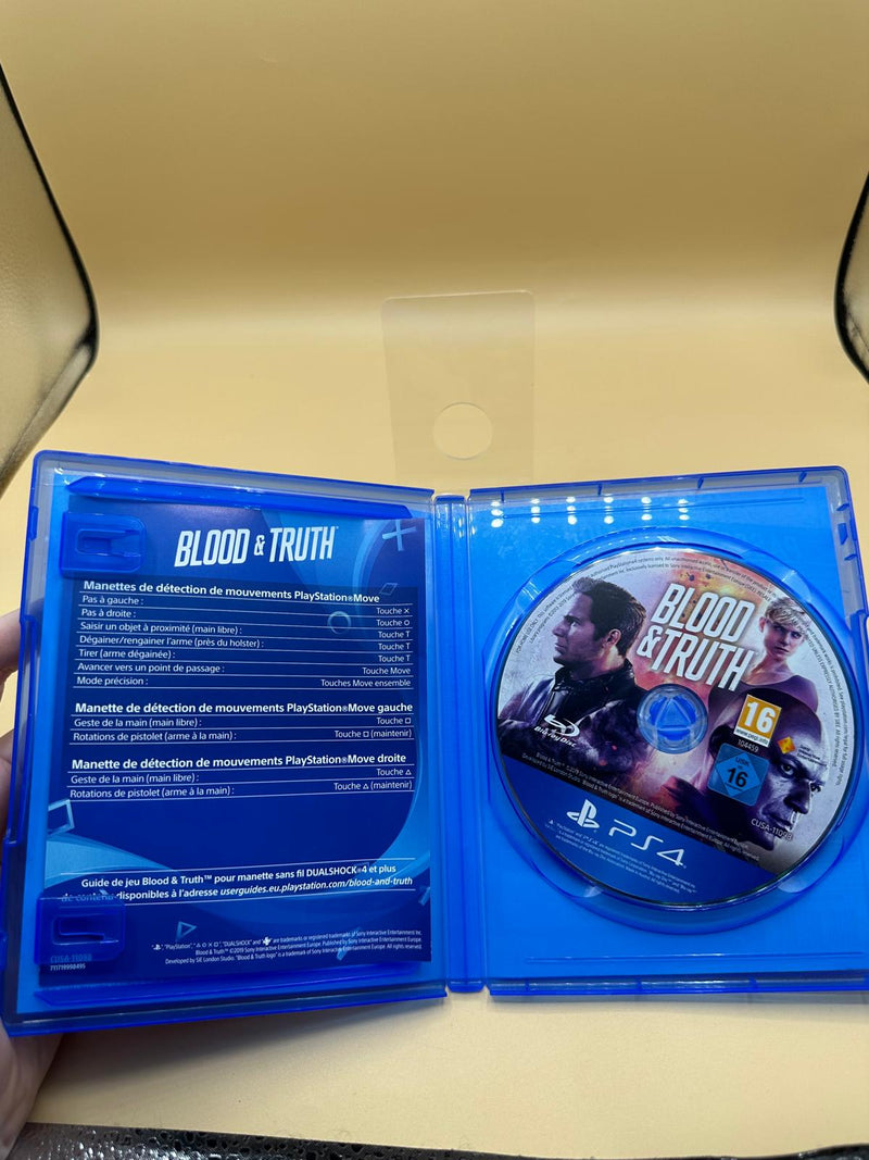 Blood and truth PS VR PS4 , occasion