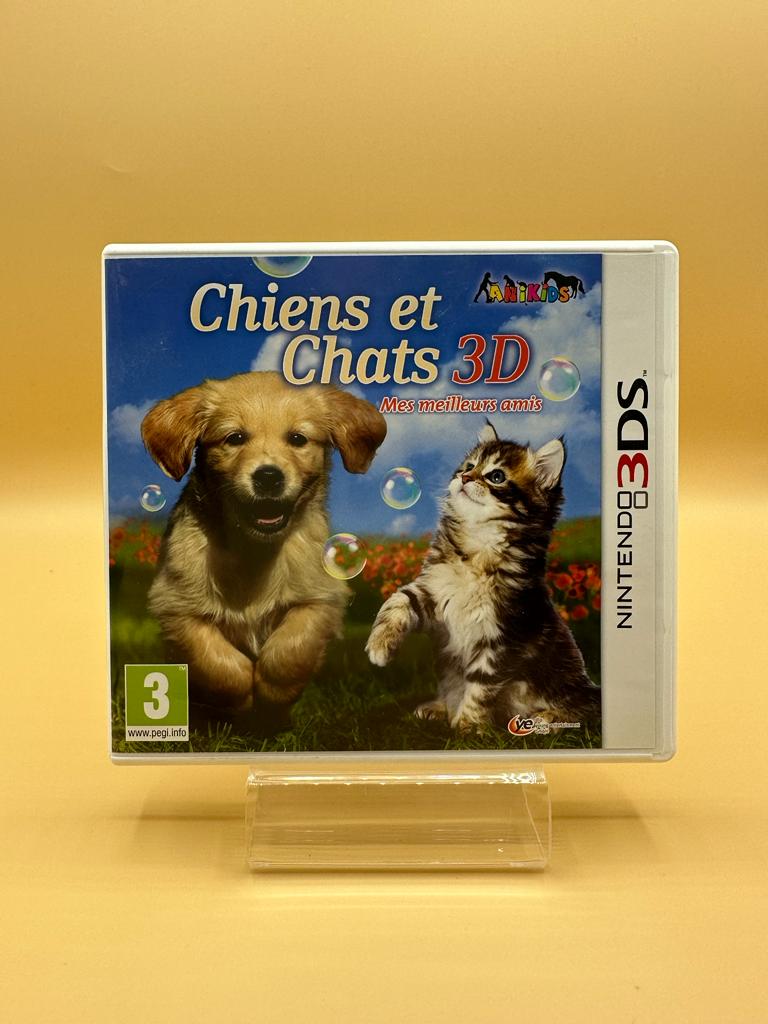 Chiens et chats 3D - Mes meilleurs amis 3DS , occasion Complet