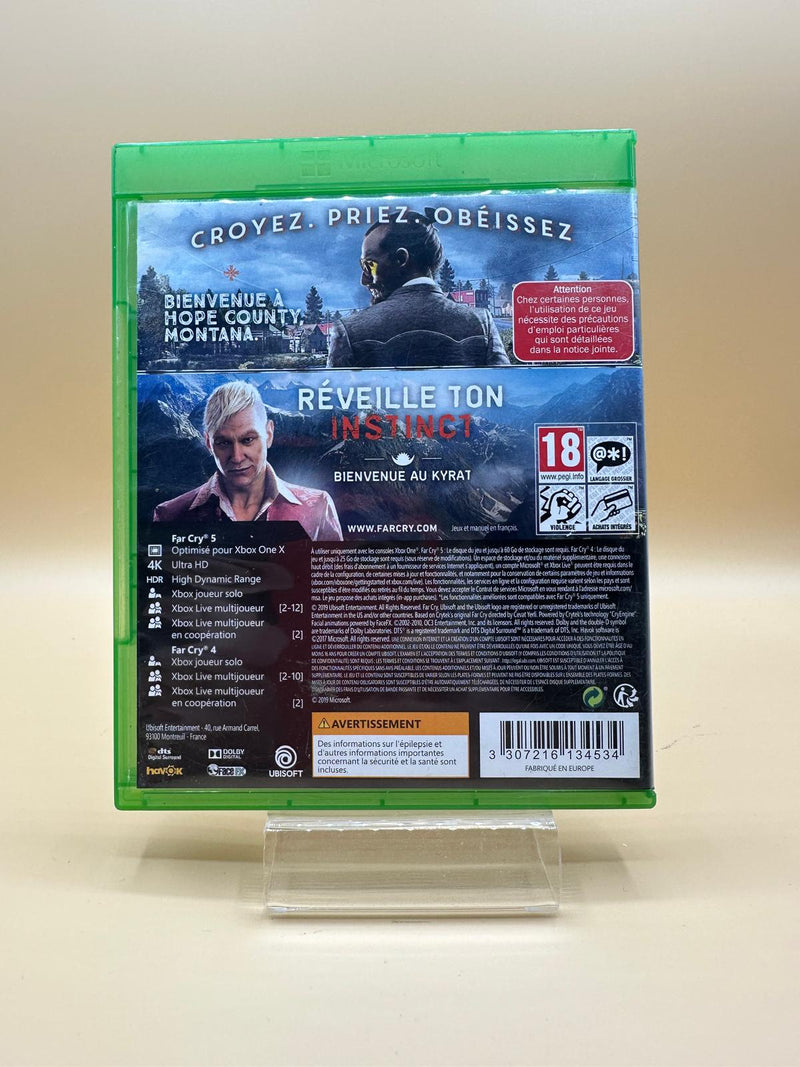 Compilation Far Cry 4 + Far Cry 5 Xbox One , occasion