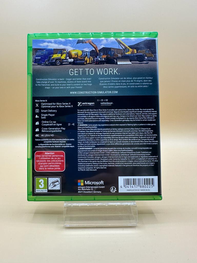 Construction Simulator Xbox Serie S/X , occasion