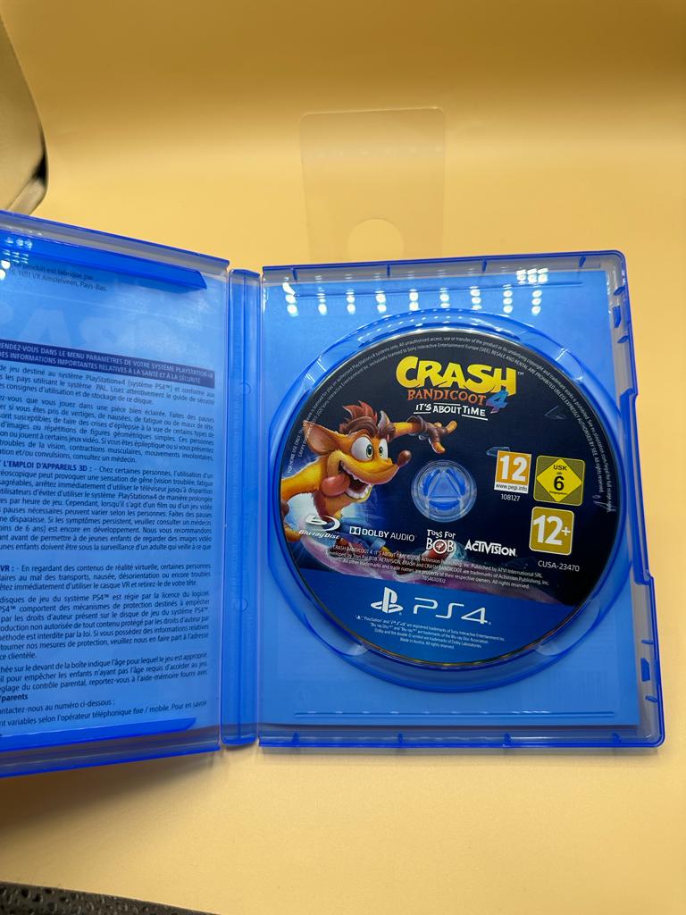 Crash Bandicoot 4 : It's About Time Ps4 , occasion