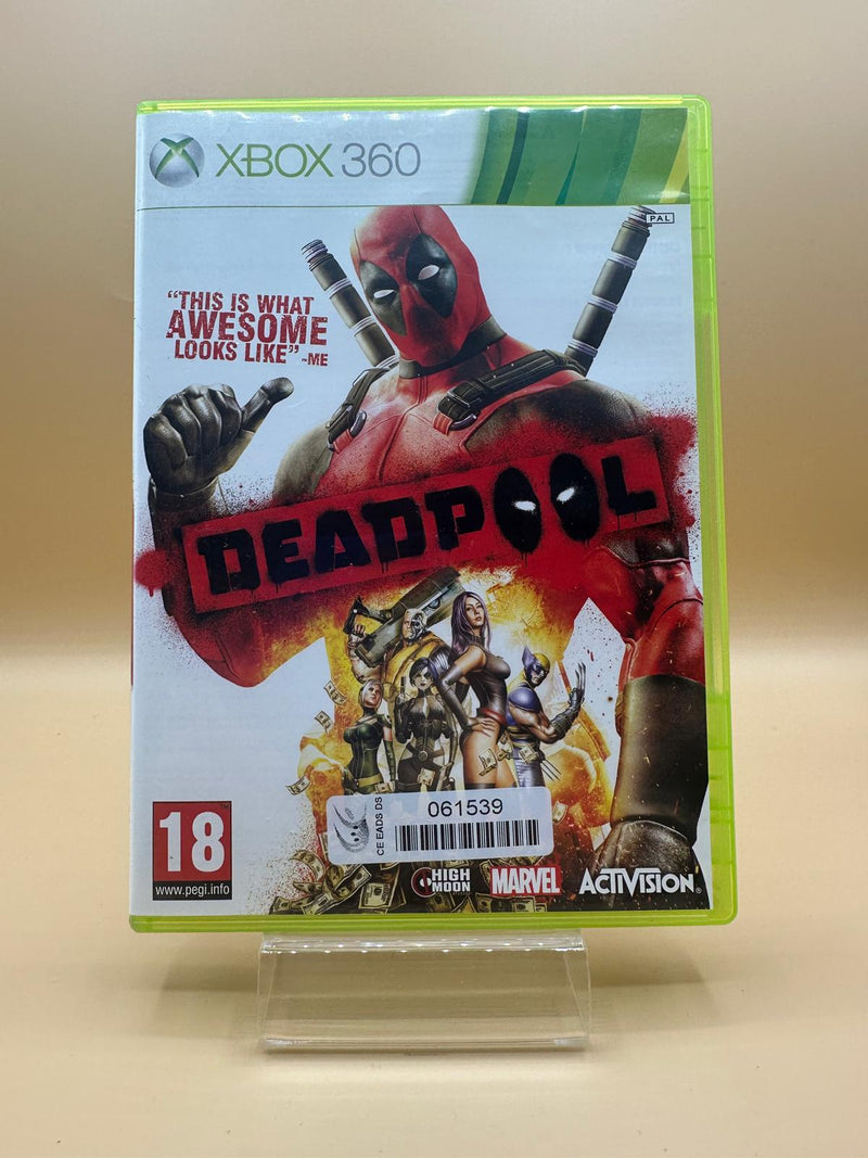 Deadpool Xbox 360 , occasion Sans Notice Boite UK Jeu FR