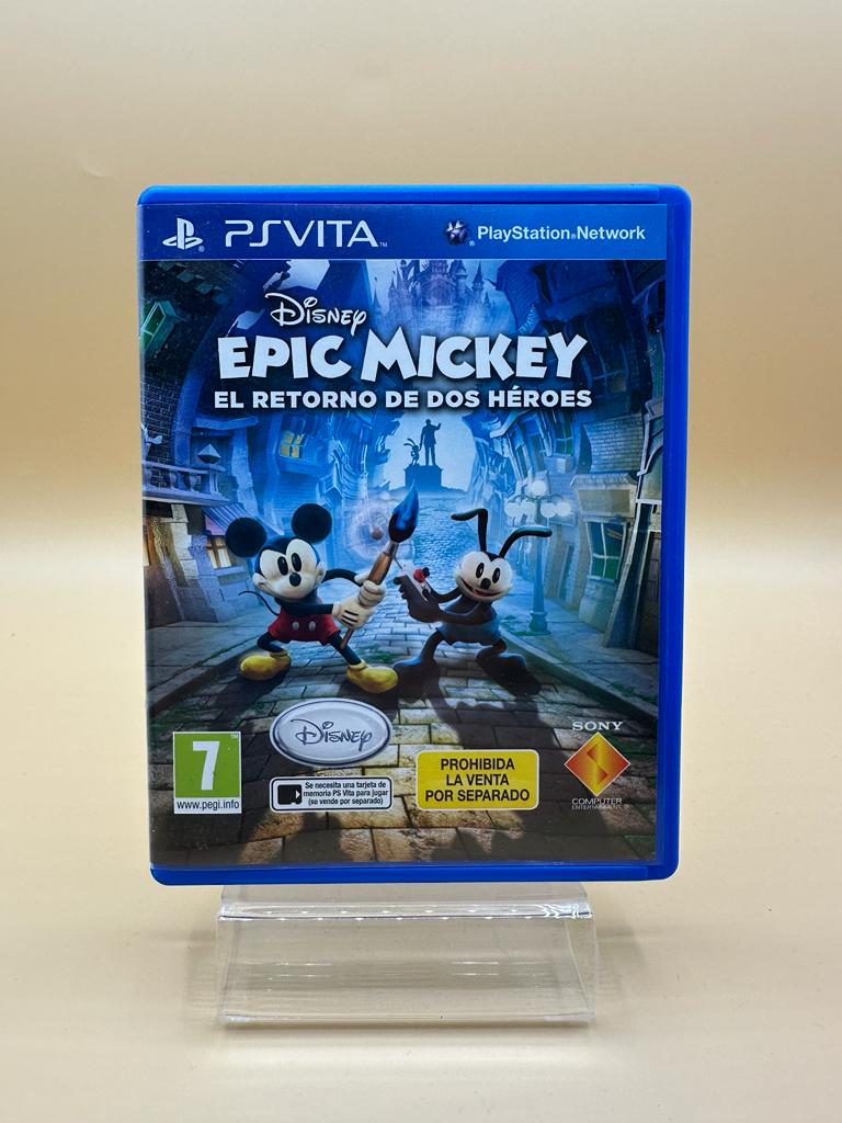 Disney Epic Mickey - Le retour des héros PS Vita , occasion Sans Notice / Jeu FR Boite ES
