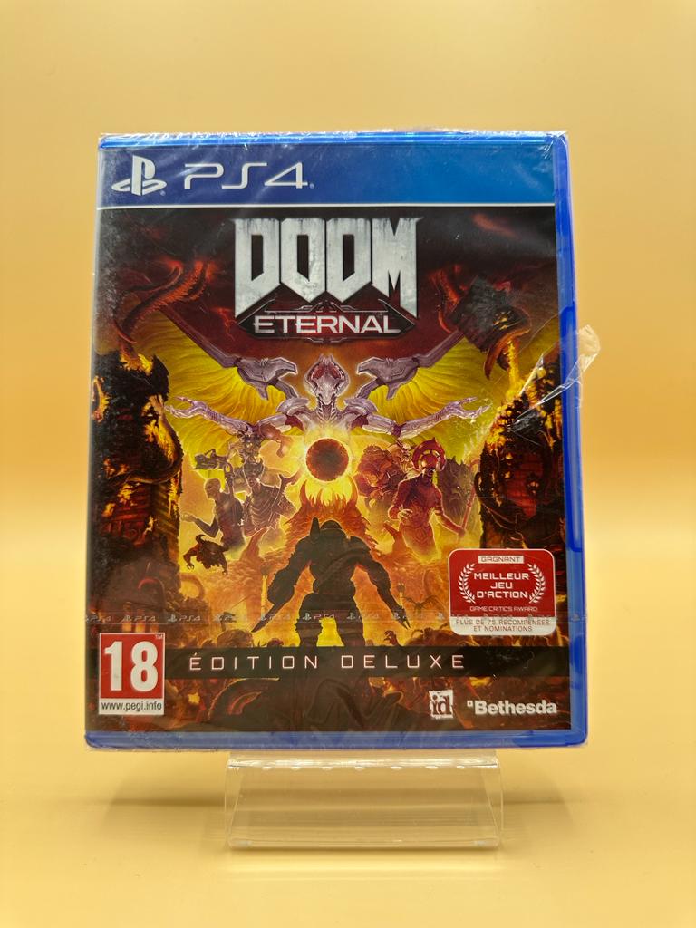 Doom Eternal : Deluxe Edition PS4 , occasion Sous Blister ( abimée )