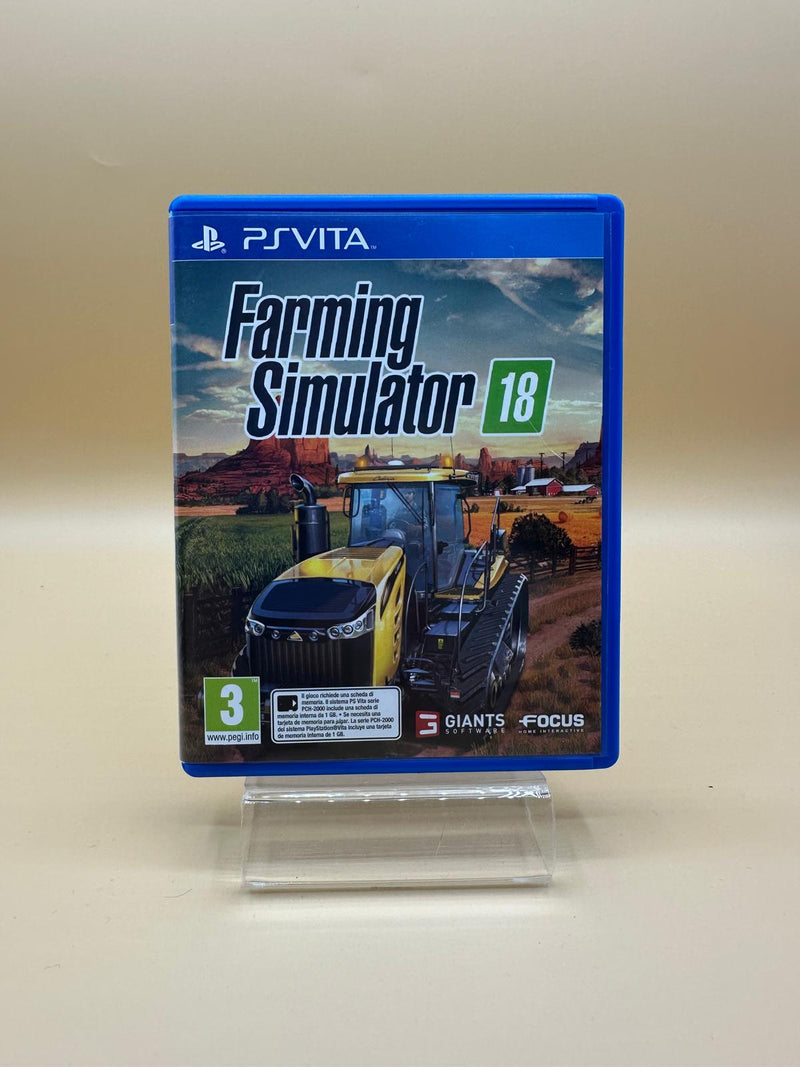 Farming simulator 18 PS Vita , occasion Complet Jeu FR Boite ITA