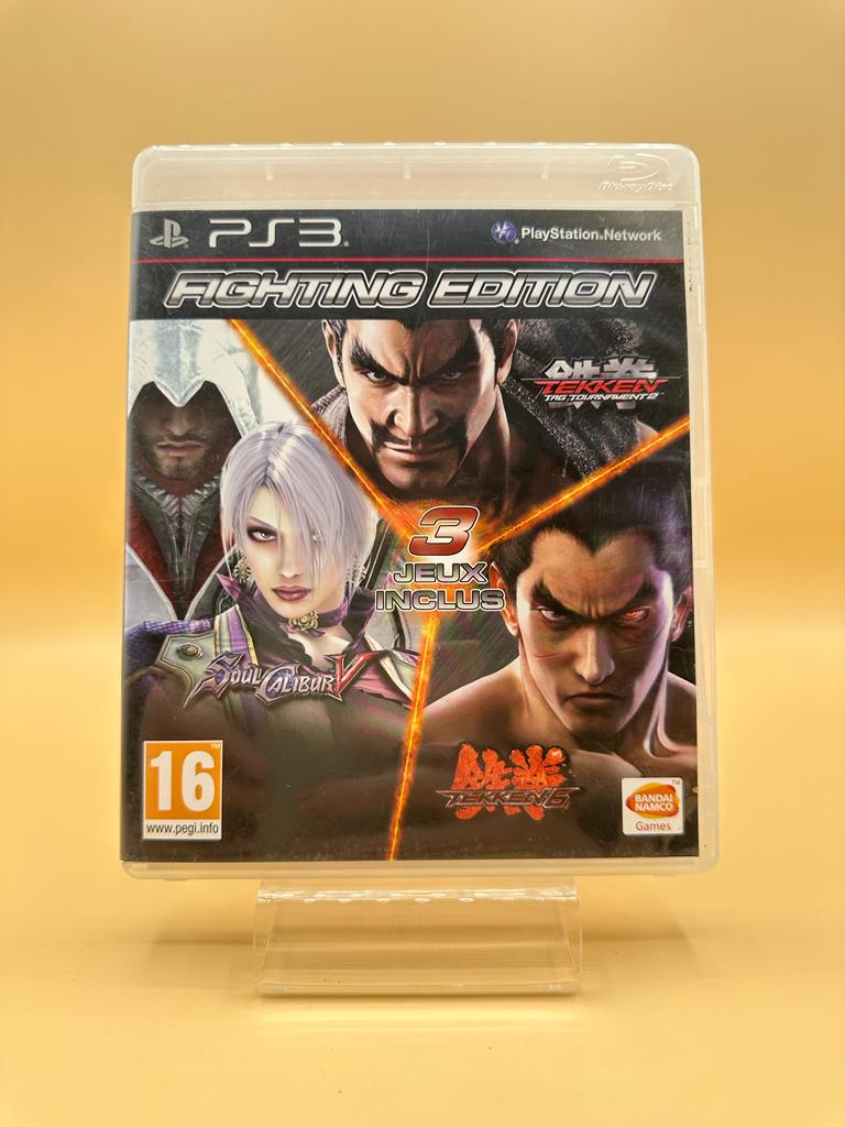 Fighting Edition - Tekken 6 + Soul Calibur V + Tekken Tag Tournamament 2 PS3 , occasion Complet