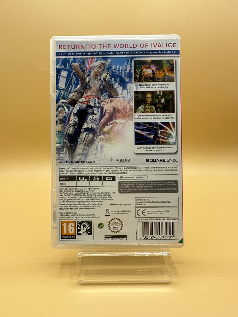 Final Fantasy XII - The Zodiac Age Switch , occasion