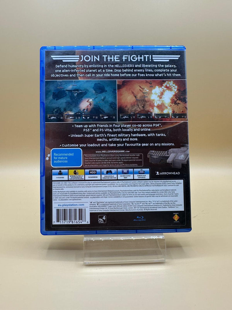 Helldivers Super-Earth Ultimate Edition Ps4