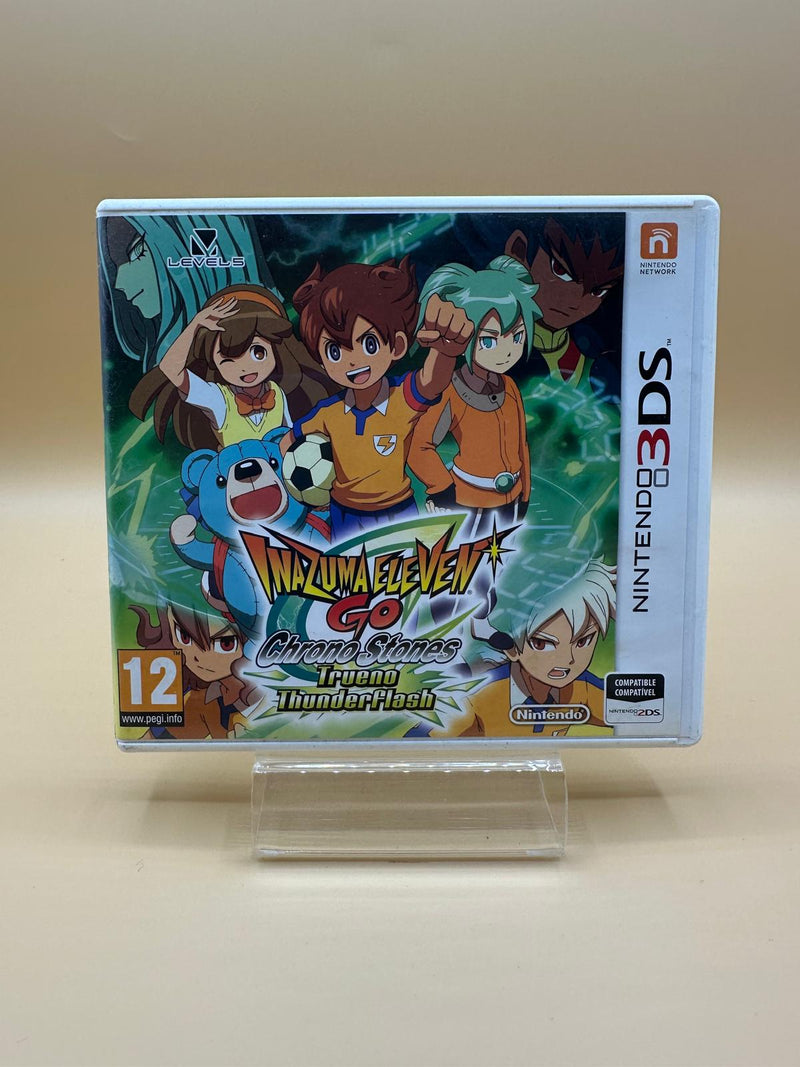 Inazuma Eleven Go - Chrono Stones Tonnerre 3DS , occasion Complet Jeu FR Boite ES