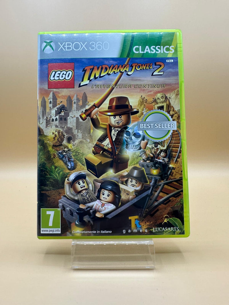 Lego Indiana Jones 2 - L'aventure Continue Xbox 360 , occasion Complet Jeu FR Boite ITA