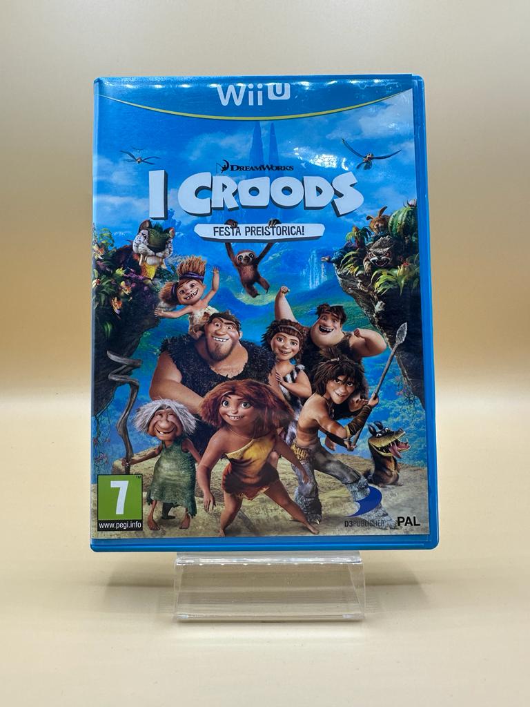 Les Croods - Fête Préhistorique Wii U , occasion Complet Jeu FR / Boite ITA
