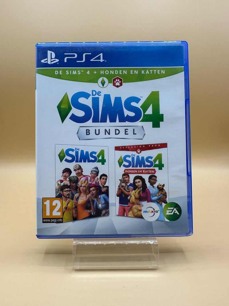 Les Sims 4 + Pack D'extension Chiens Et Chats PS4 , occasion Complet Jeu FR Boite DE