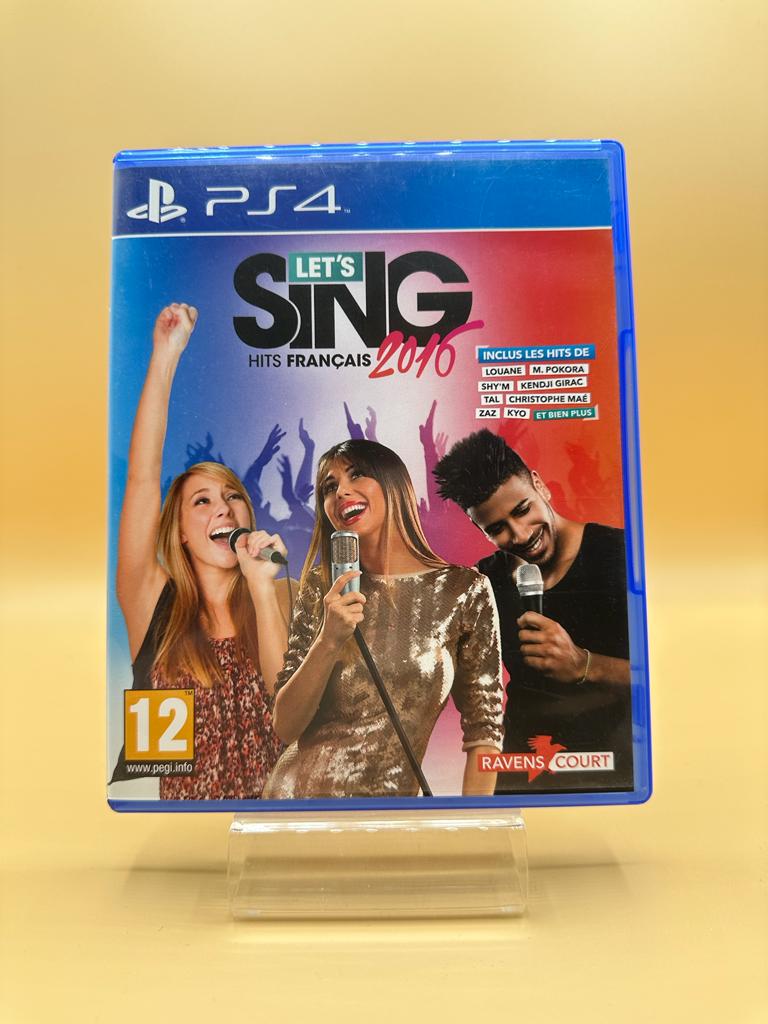 Let's Sing 2016 - Hits Français PS4 , occasion Complet