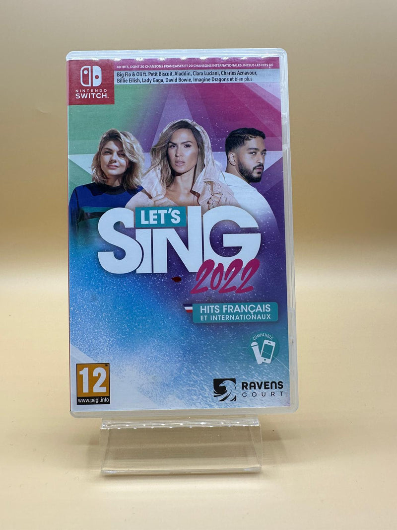 Let's Sing 2022 Switch , occasion Complet