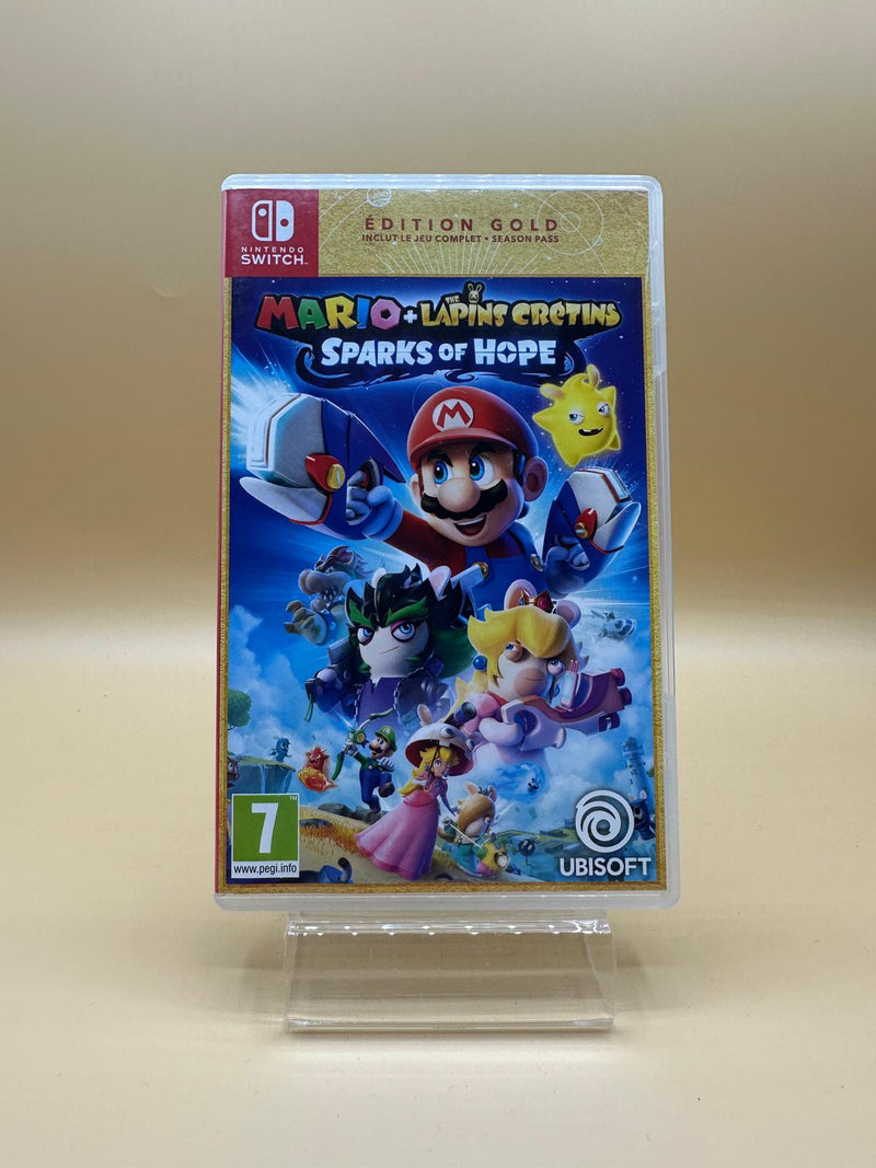 Mario + Lapins Crétins : Sparks Of Hope Édition Gold Switch , occasion Complet