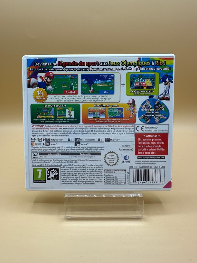 Mario & Sonic Aux Jeux Olympiques De Rio 2016 3ds , occasion