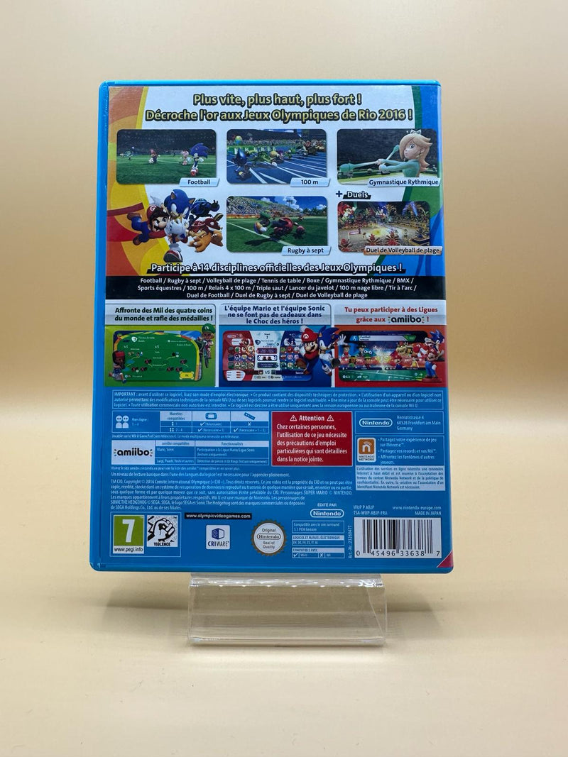 Mario & Sonic Aux Jeux Olympiques De Rio 2016 Wii U , occasion