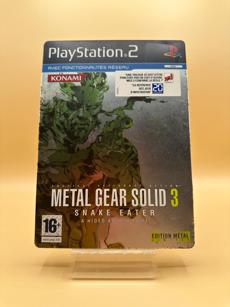 Metal Gear Solid 3 - Edition Metal Limitée Ps2 , occasion Complet / Boite Abimée