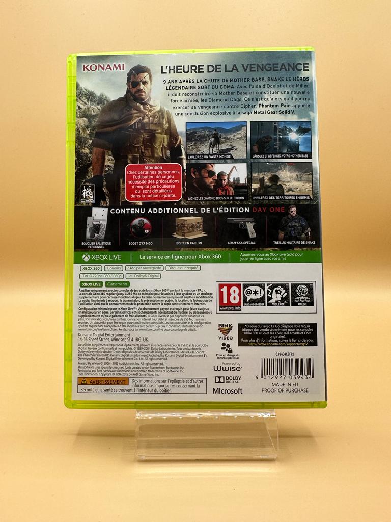 Metal Gear Solid V - The Phantom Pain - Day One Edition Xbox 360 , occasion