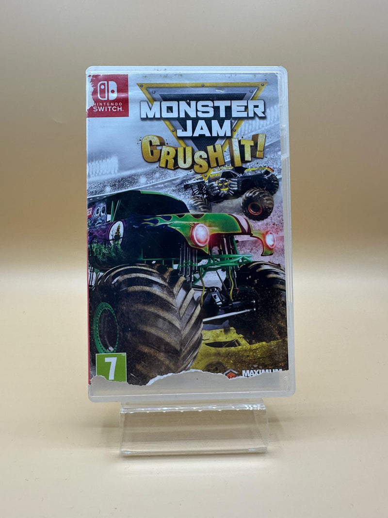 Monster Jam : Crush It Switch , occasion Complet Boite Abimée