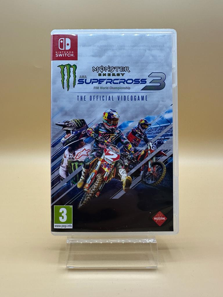 Monster Supercross Energy 3 : The Official Videogame Switch , occasion Complet