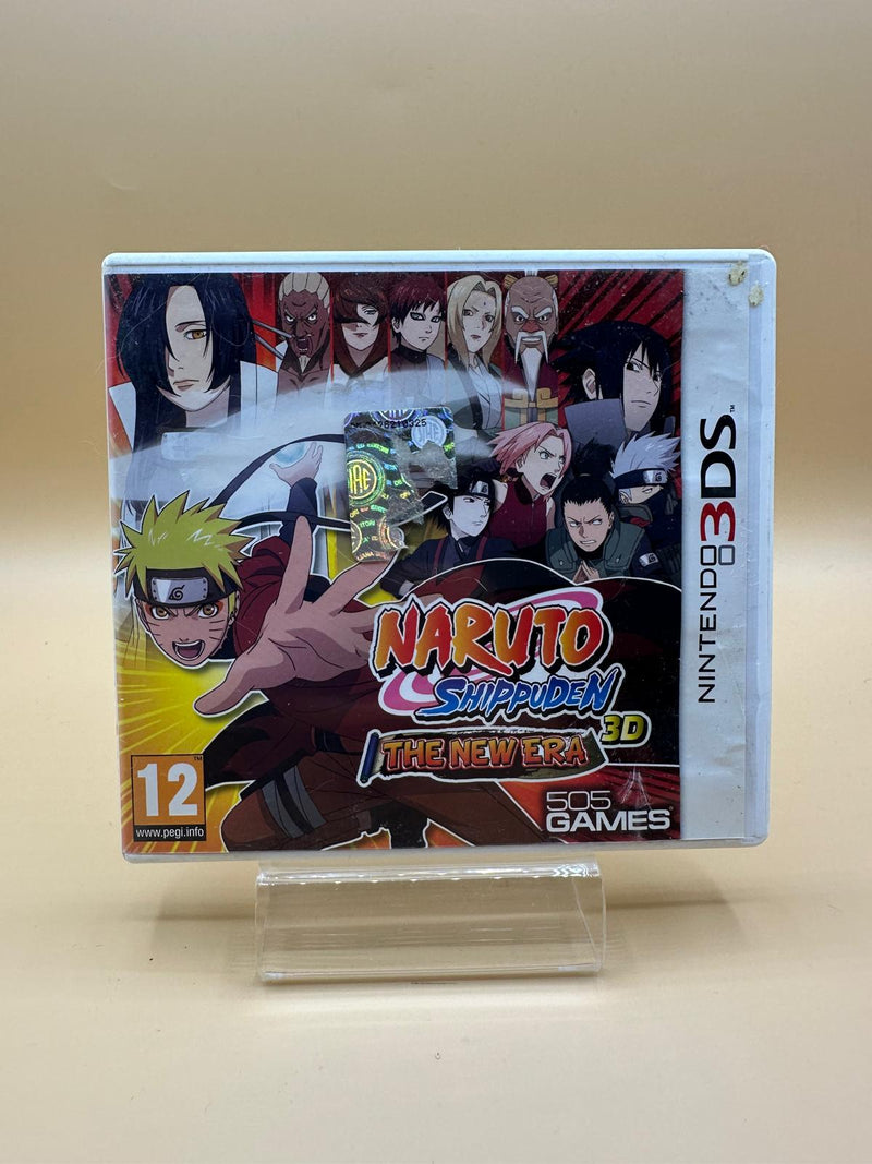 Naruto Shippuden 3DS The New Era , occasion Sans Notice Boite ITA Jeu FR