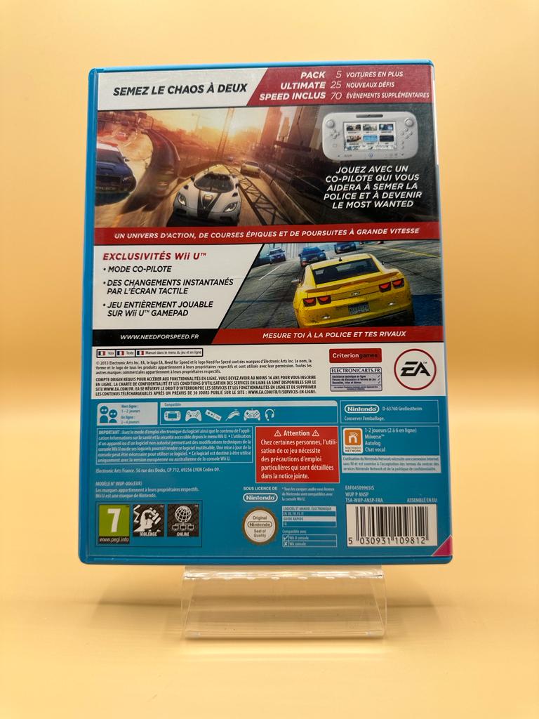 Need For Speed - Most Wanted Wii U , occasion