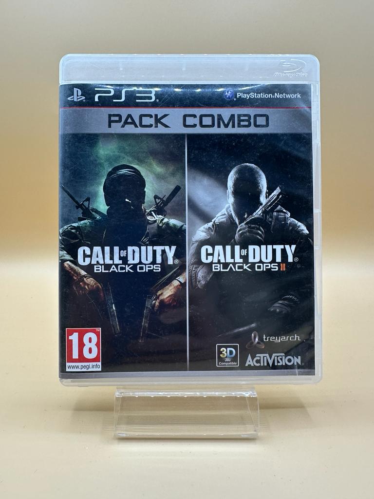 Pack Call Of Duty : Black Ops 1 & 2 Ps3 , occasion Complet