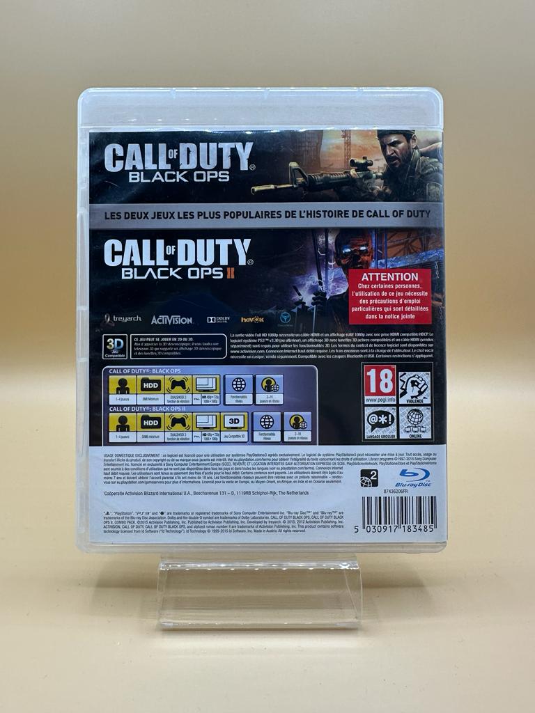 Pack Call Of Duty : Black Ops 1 & 2 Ps3 , occasion