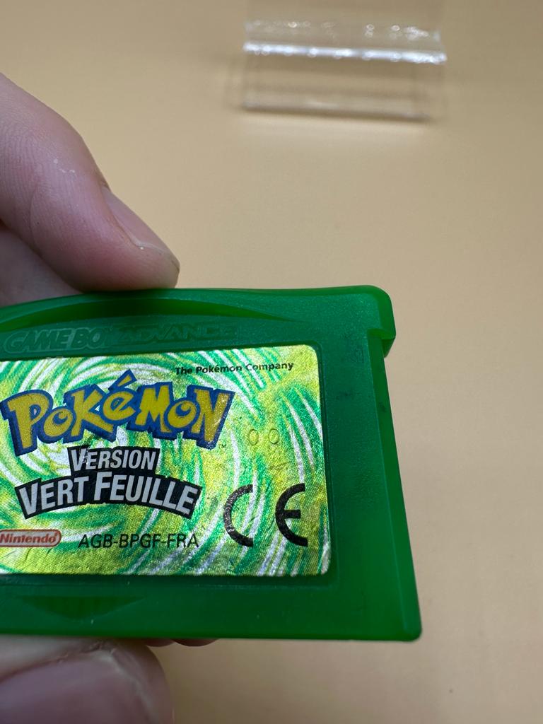 Pokemon Version Vert Feuille Game Boy Advance , occasion
