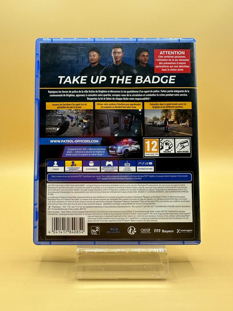Police Simulator : Patrol Officers PS4 , occasion