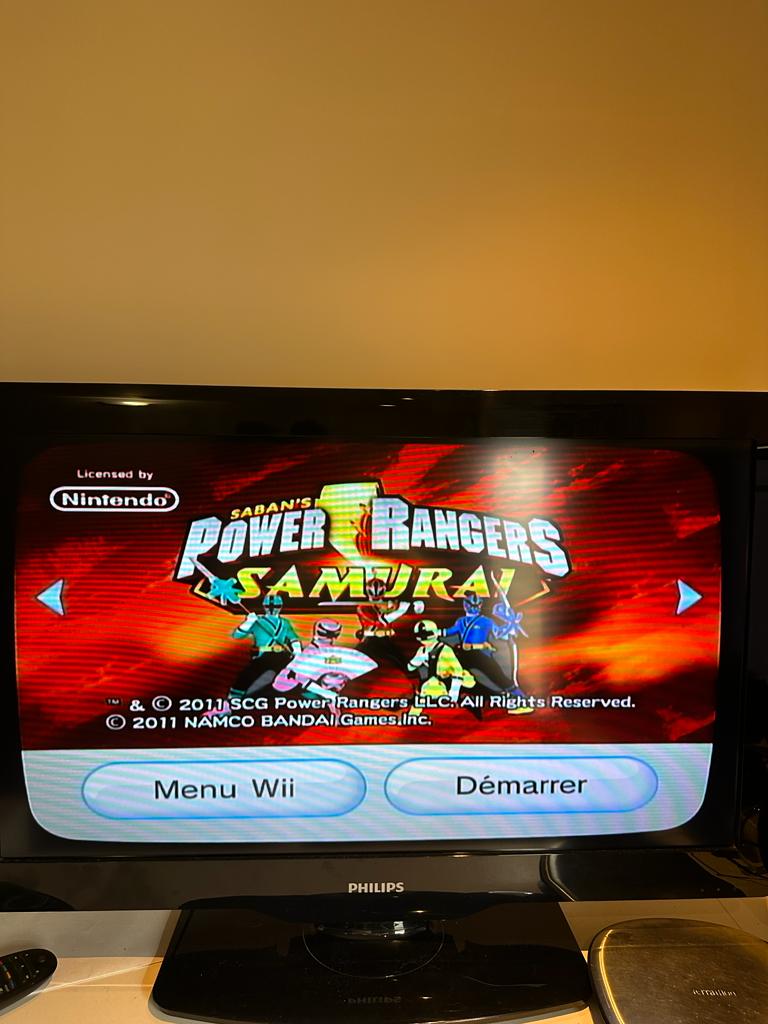 Power Rangers Samurai Wii , occasion