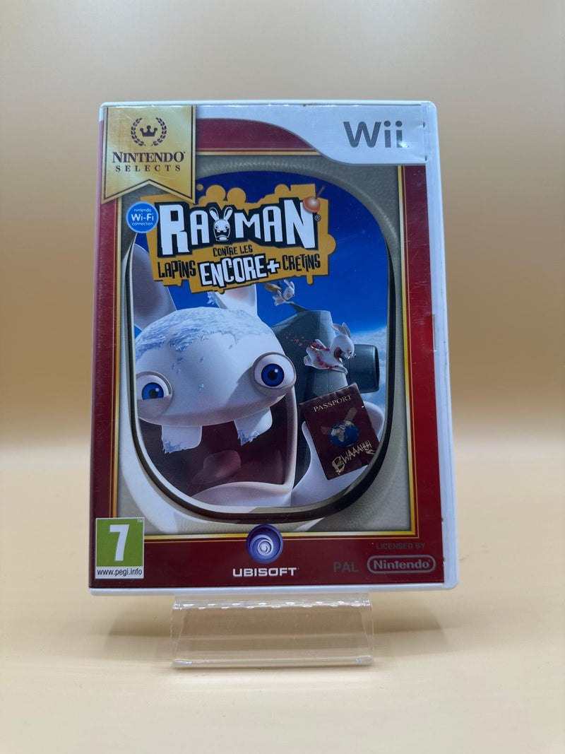 Rayman Contre Les Lapins Encore + Crétins - Nintendo Selects Wii , occasion Complet