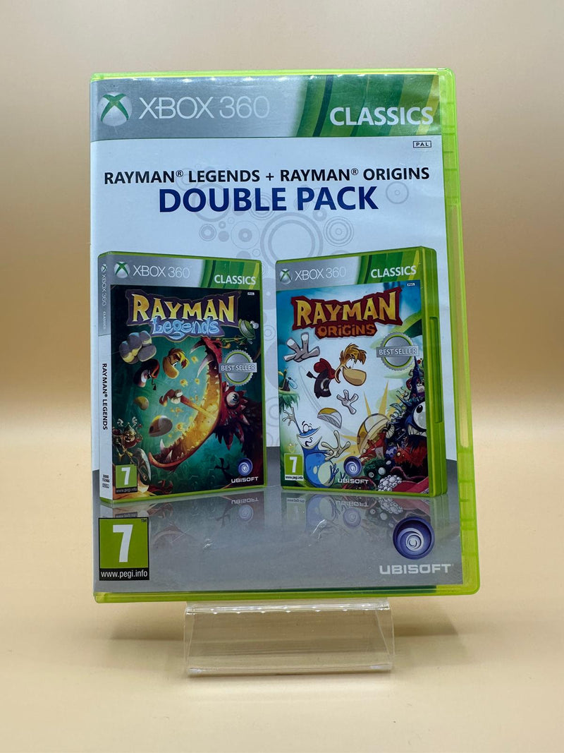 Rayman Legends + Rayman Origins Xbox 360 , occasion Complet