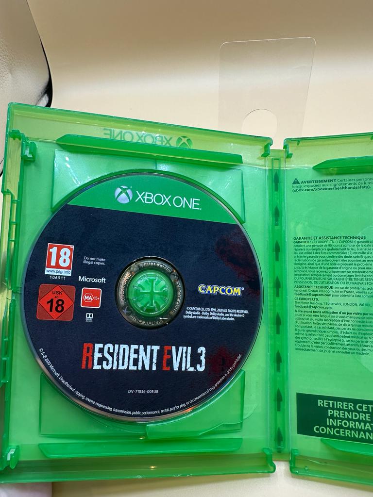 Resident Evil 3 Xbox One , occasion