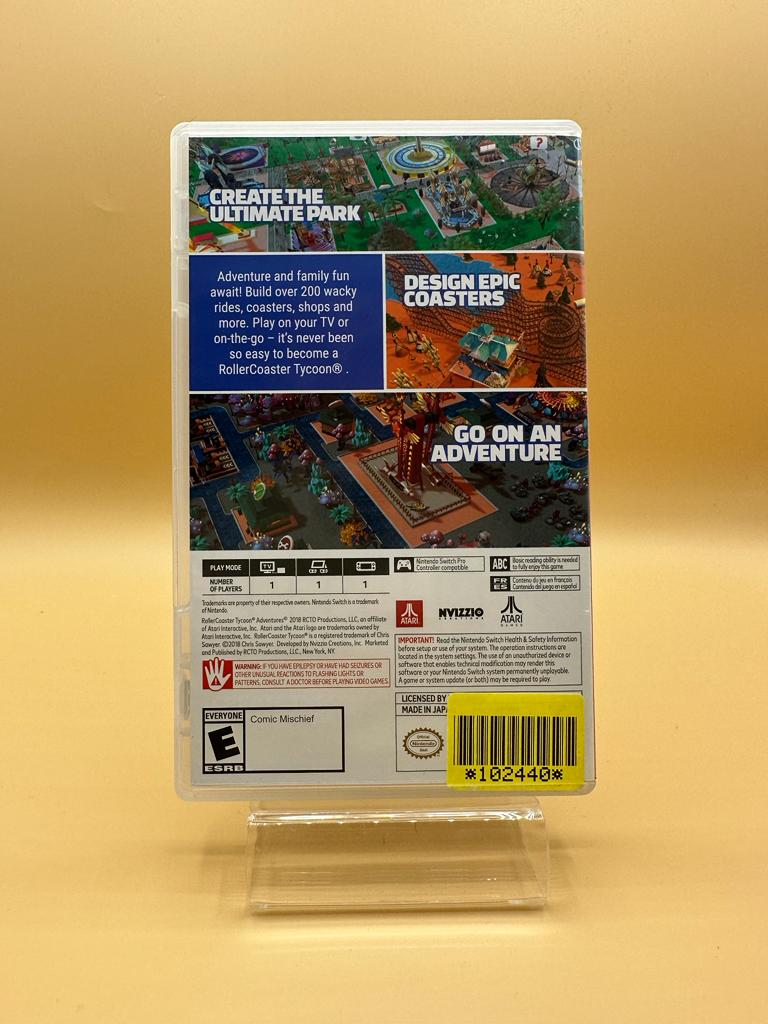 Roller Coaster Tycoon Adventures Switch , occasion