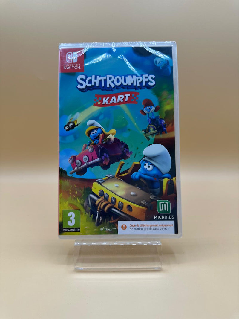 Schtroumpfs Kart Switch - Code De Téléchargement , occasion Sous Blister