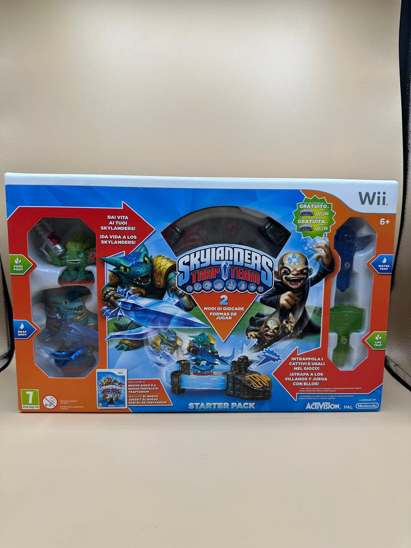 Skylanders: Trap Team - Pack de démarrage Wii , occasion Sous Blister Boite ITA