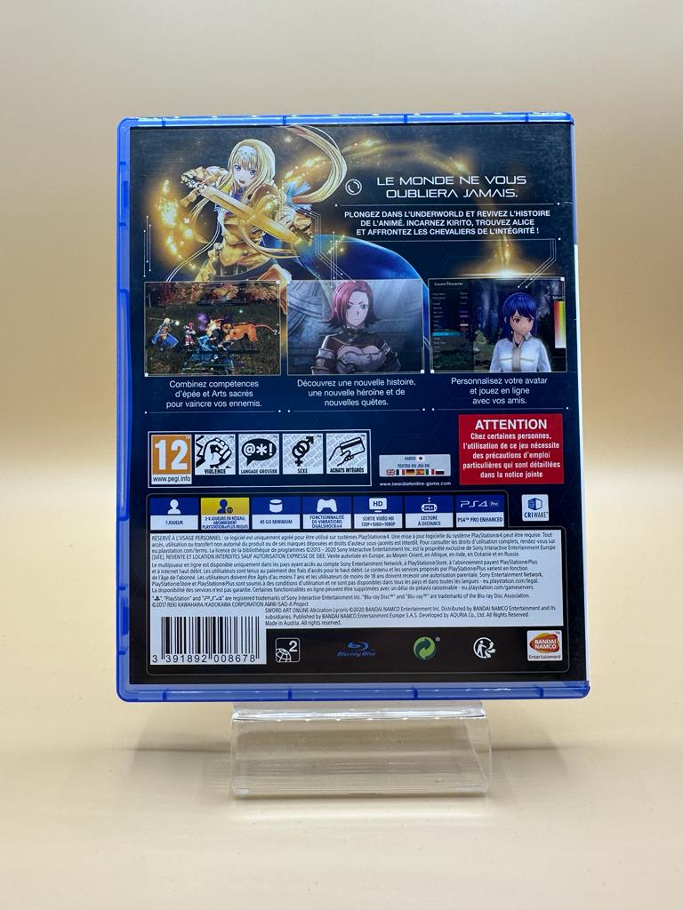 Sword Art Online Alicization Lycoris Ps4 , occasion