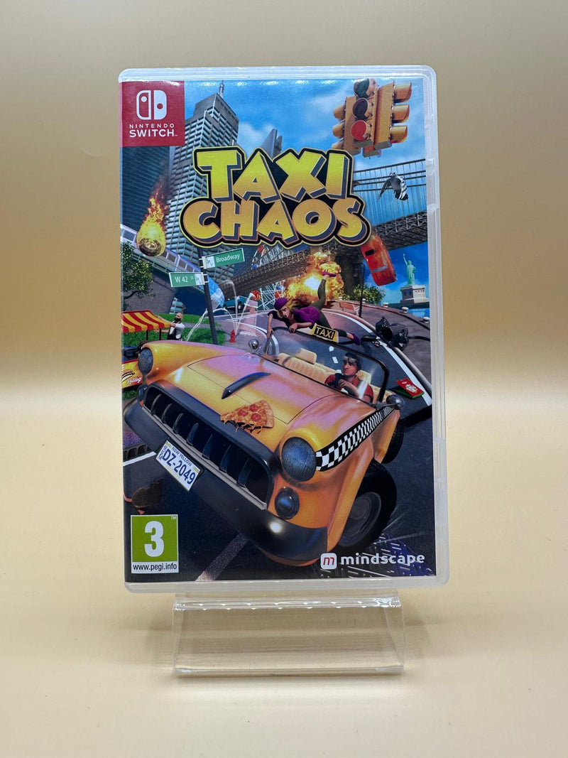 Taxi Chaos Switch , occasion Complet Jeu FR Boite UK