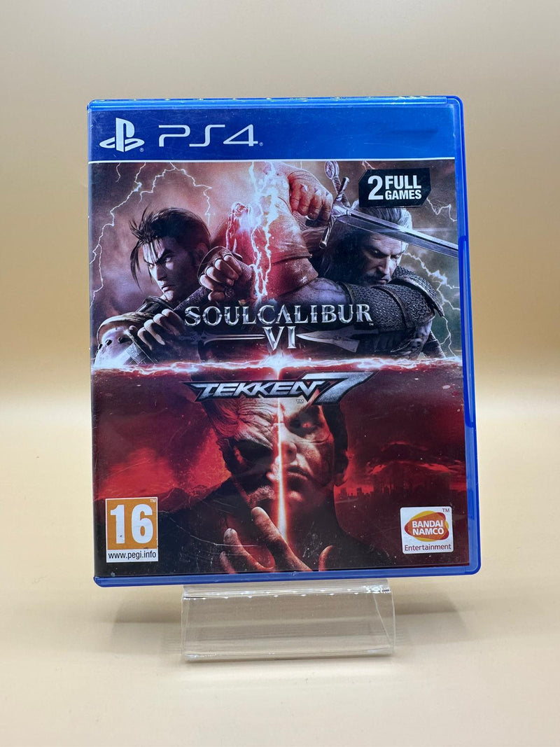 Tekken 7 + Soulcalibur 6 ( Soul Calibur Vi ) Ps4 , occasion Complet Jeu FR Boite UK
