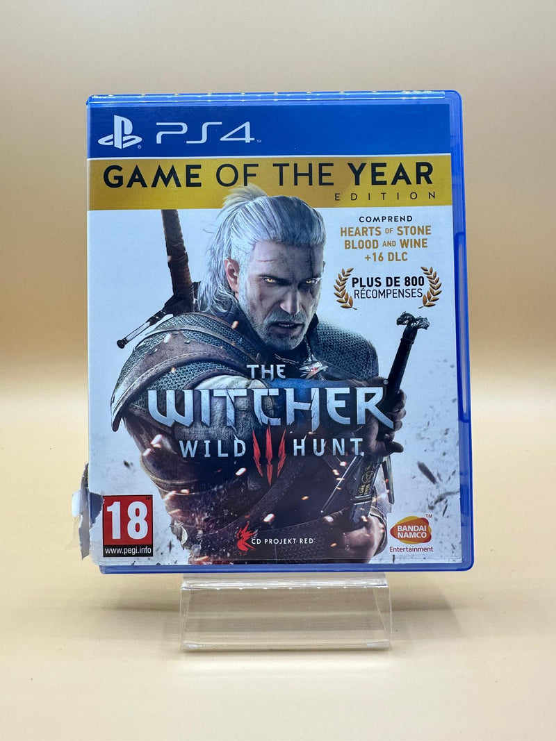 The Witcher 3 - Wild Hunt - Game Of The Year PS4 , occasion Complet Boite Abimée