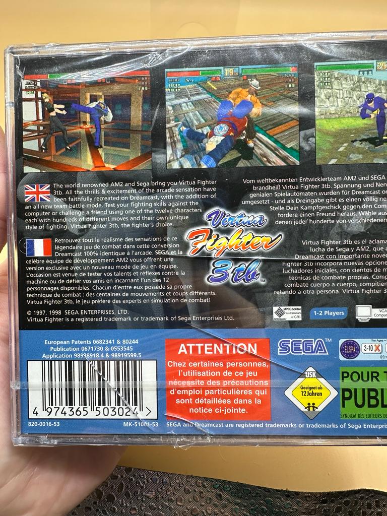 Virtua Fighter 3tb Dreamcast , occasion