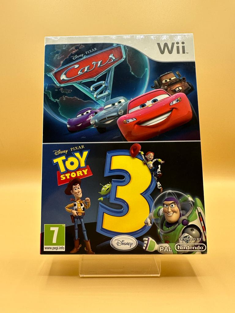 Pack Cars 2 + Toy Story 3 Wii , occasion Complet