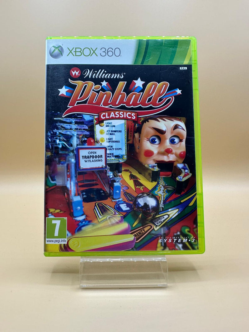 Williams Pinball Classics Xbox 360 , occasion Complet