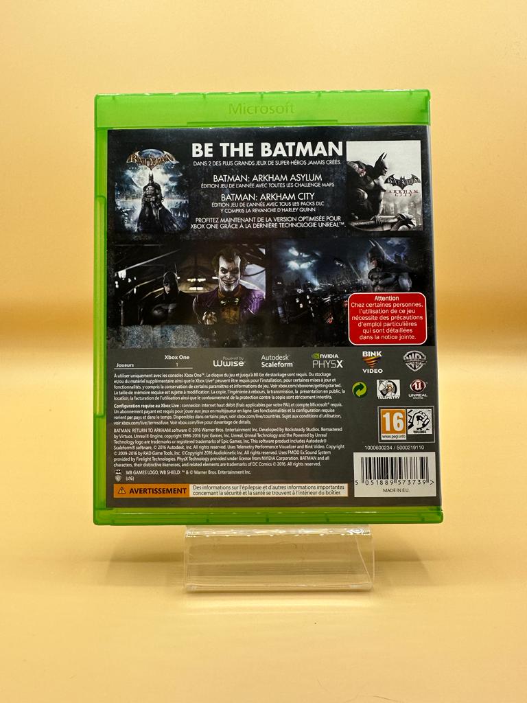 Batman : Return To Arkham Xbox One , occasion