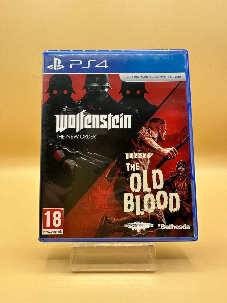 Bipack Wolfenstein PS4 , occasion Complet